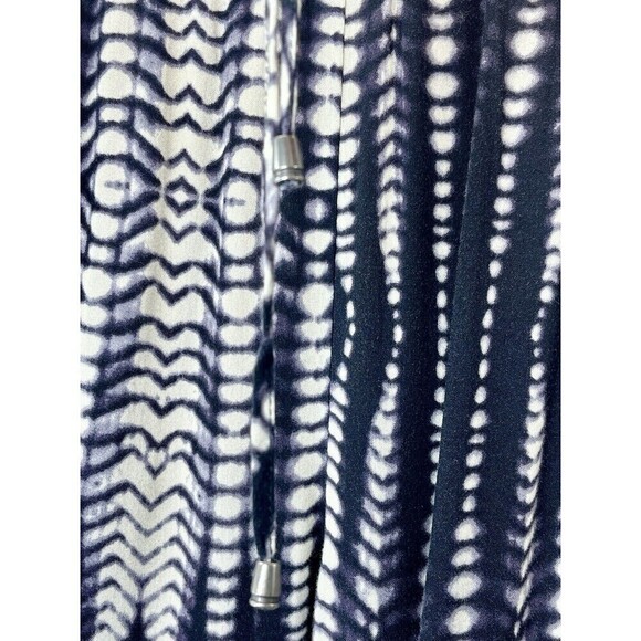 Tribal Jeans Dark Purple/Ivory Pull On Pants Pockets Flowy Tie Dye Boho Hippie - Picture 3 of 11